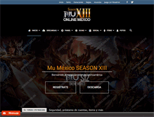 Tablet Screenshot of muonline.com.mx